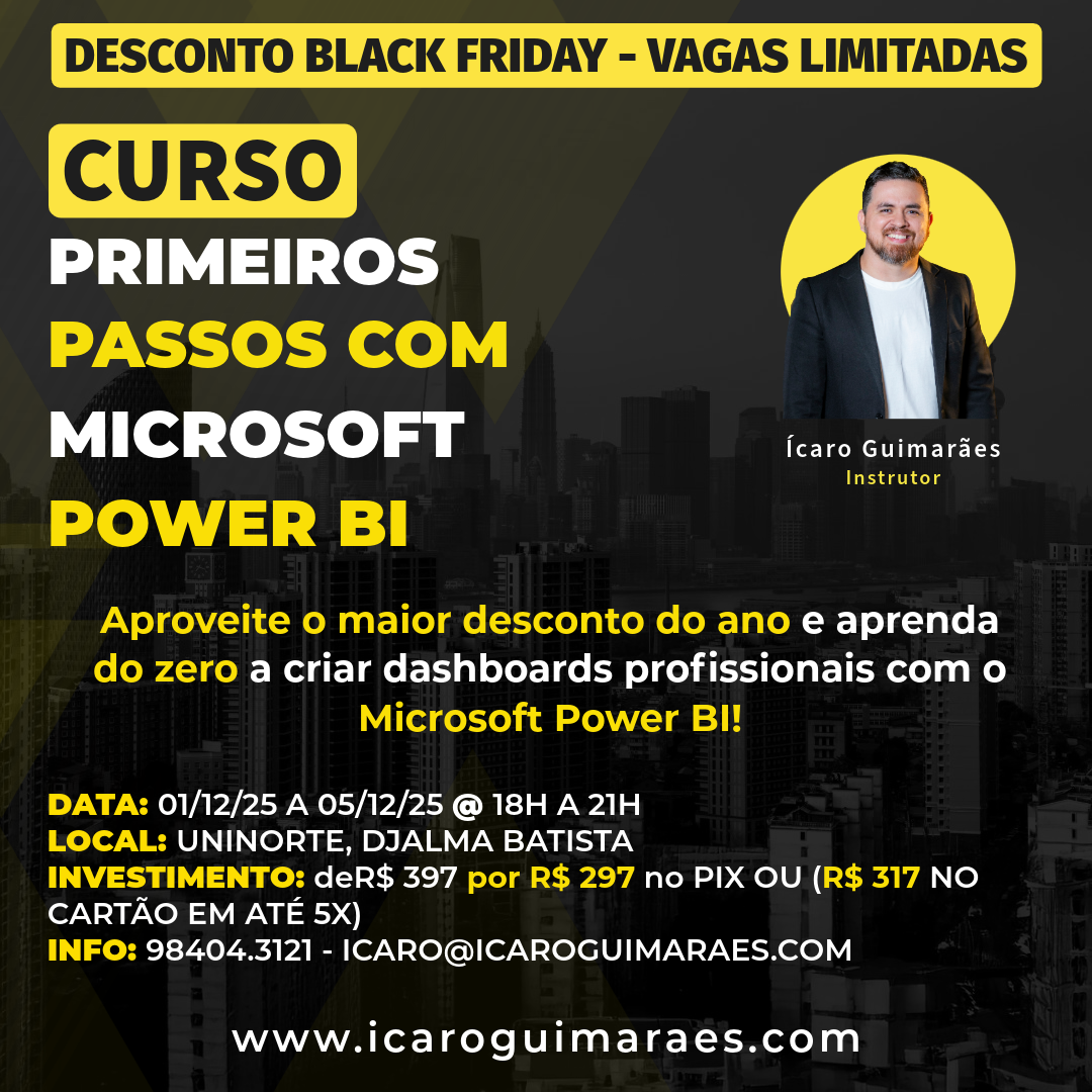 Curso "Primeiros Passos com Microsoft Power BI" - Turma de Dezembro